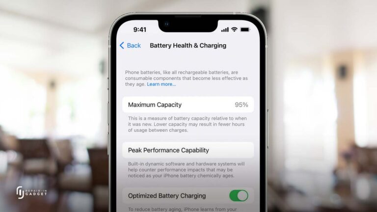 Baterry Health iPhone