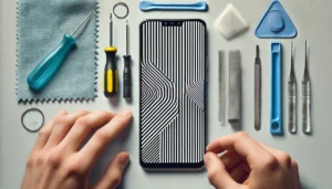 cara perbaiki lcd bergaris