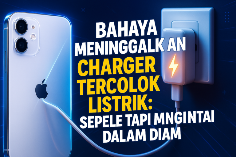 Bahaya Meninggalkan Charger Tercolok Listrik: Sepele Tapi Mengintai dalam Diam